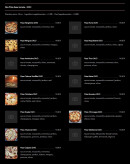 Menu La Calypsia - Les pizzas base tomate duo