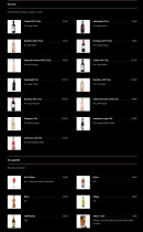 Menu La Calypsia - Les vins, apéritifs