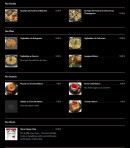 Menu La Calypsia - Les viandes, desserts, ...