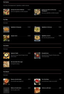 Menu La Calypsia - Les viandes, pâtes