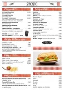 Menu Les greens de Courson - Le snacking