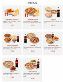 Carte et menu de Andiamo pizza à Sainte Genevieve des Bois — Les menus
