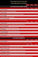 Menu Pizza house 91 - Les pizzas cremes et les originales