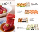 Carte et menu de Sushi Bento Express à Sainte Genevieve des Bois — Menu midi