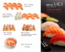 Carte et menu de Sushi Bento Express à Sainte Genevieve des Bois — Menu midi suite