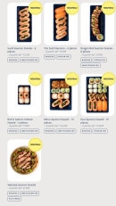 Carte et menu de Sushi Daily à Sainte Genevieve des Bois — Les saumon snacké