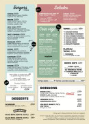Carte et menu de Pizza Bonici à Boussy Saint Antoine — Les burgers, salades, ...