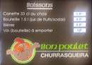 Carte et menu de Bon Poulet churrasqueira à Brunoy — Boissons