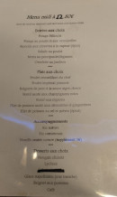Menu Lotus Bleu - Exemple de menu midi
