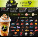 Menu Au-crépuscule - Les milkshakes