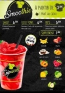 Menu Au-crépuscule - Les smoothies