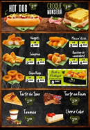 Menu Au-crépuscule - Le hot dog, croque monsieur, nuggets...
