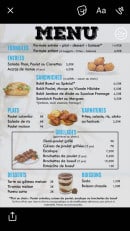 Menu L'escale Grill - les menus