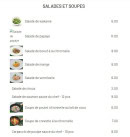 Menu Wafu shidashi - Les salades et soupes