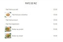 Menu Wafu shidashi - Les pates de riz