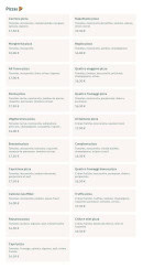Menu Carmina - Pizzas