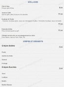 Menu Elite Five Soccer - Les grillades et crêpes