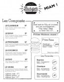Carte et menu de L'Atelier sur la Braise à Nanterre — Les composées