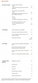 Menu Mise En Saine - Plats