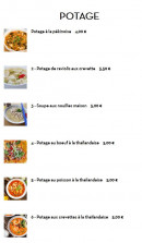 Menu Bonheur De Clichy - Le potage