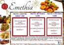 Menu Emethia - Les menus