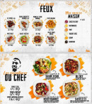 Menu O'Barbeuk - Les petits feux, sauces et signatures