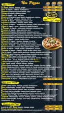 Menu Pizza di napolia - Les pizzas 