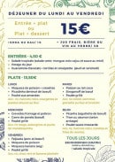 Menu Posto 9 - La carte