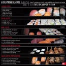 Menu Sushi Love - les formules midi