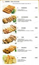 Menu Sakura Sushi - Les Menus Brochettes