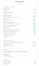 Carte et menu de Sea Bar à Montrouge — Les assiettes, incontournables, ...