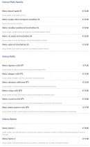 Menu Daikichi - Les menus plats sautés, menus rolls et menus bentos