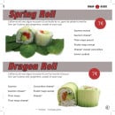 Menu Urban Sushi - Les Springs Rolls