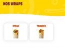 Menu G La Dalle - Les wraps