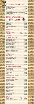 Menu Pappasito's - Les cocktails
