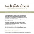 Menu La Table de Cana - Les buffets froids