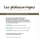 Menu La Table de Cana - Les plateaux repas