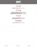 Menu SF Events - Les vins et les champagnes (particulier)