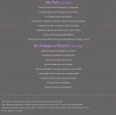 Menu L'Amandine - Les plats, les fromages et les desserts