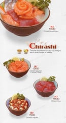 Menu Daikichi II - Menu chirashi