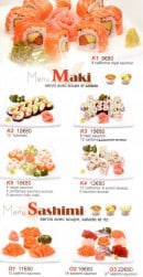 Menu Daikichi II - Menu maki