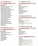 Menu Neuilly traiteur - La cuisine française