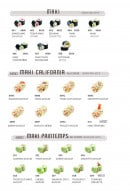 Menu Dream sushi - Maki