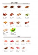 Menu Dream sushi - Yakitori et sushi