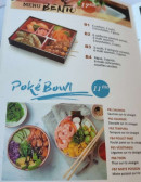 Menu Little Long House - Beton et poké bowl
