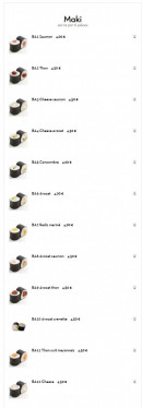 Menu Osaka Bagneux - Maki