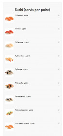 Menu Osaka Bagneux - Sushi