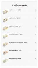 Menu Osaka Bagneux - California maki