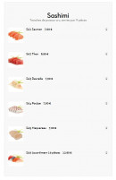 Menu Osaka Bagneux - Sashimi