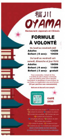 Menu Oyama - Carte et menu Oyama
Bagneux